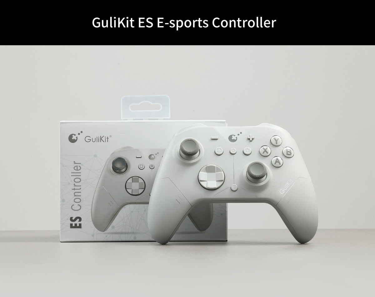 Gulikit  ES/ES PRO  Wireless Controller For Nintendo switch 2 ,Bluetooth,for Windows, Android ,iOs Game Accessories?BLACK/white