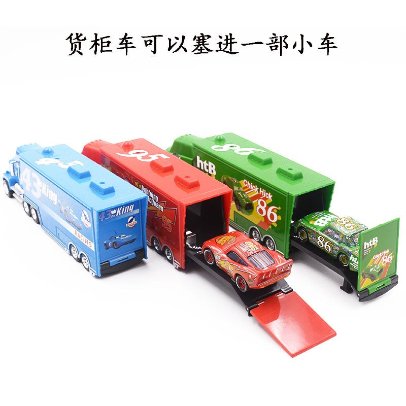 Disney Pixar Carros 1:55 Liga Fundido Caminhão Modelo - McQueen Mater Mack Tio Radiator Springs Cidade Natal Aniversário Presente