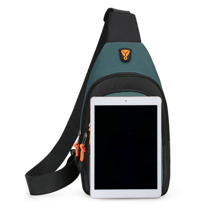 New Men Shoulder Bag Business Chest Multi-Layer Single Crossbody Portable
