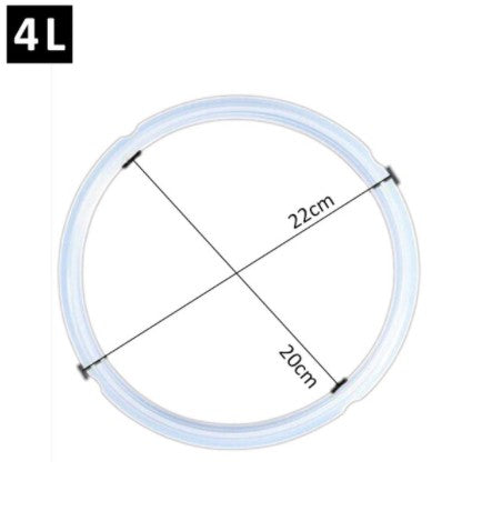 22/24CM Electric Pressure Cooker Silicone Sealing Replacement Ring Rubber Pressure Cooker Pot Replace Seal Circle Rings Handy