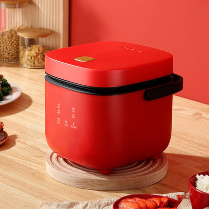 Mini Panela Elétrica de Arroz Automática Doméstica para Cozinha 1-2 Pessoas, Aquecedor de Alimentos a Vapor 1.2L Panela de Arroz Pequena