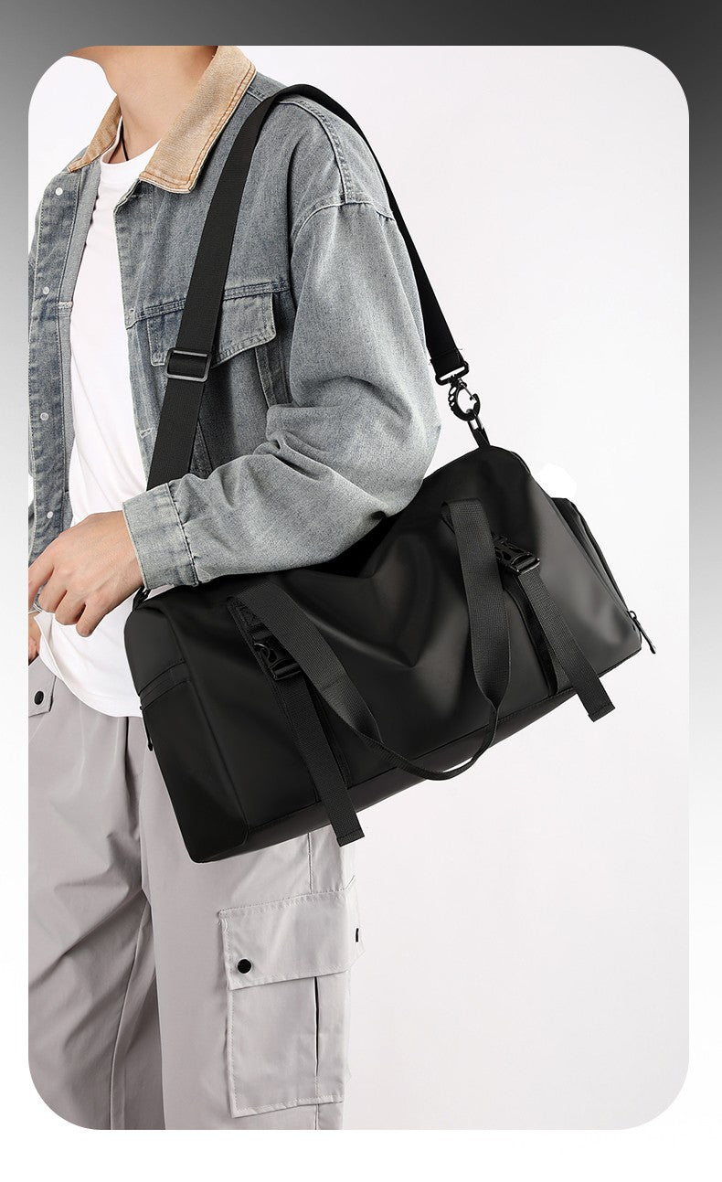 1 Piece Upgraded Sports Bag, Fitness Bag for Men and Women, Large Capacity Dry and Wet Separation Swimming Bag, Short-Distance Business Trip Portable Travel Bag, Sports Shoe Storage Bag, Multi-Purpose Luggage Bag