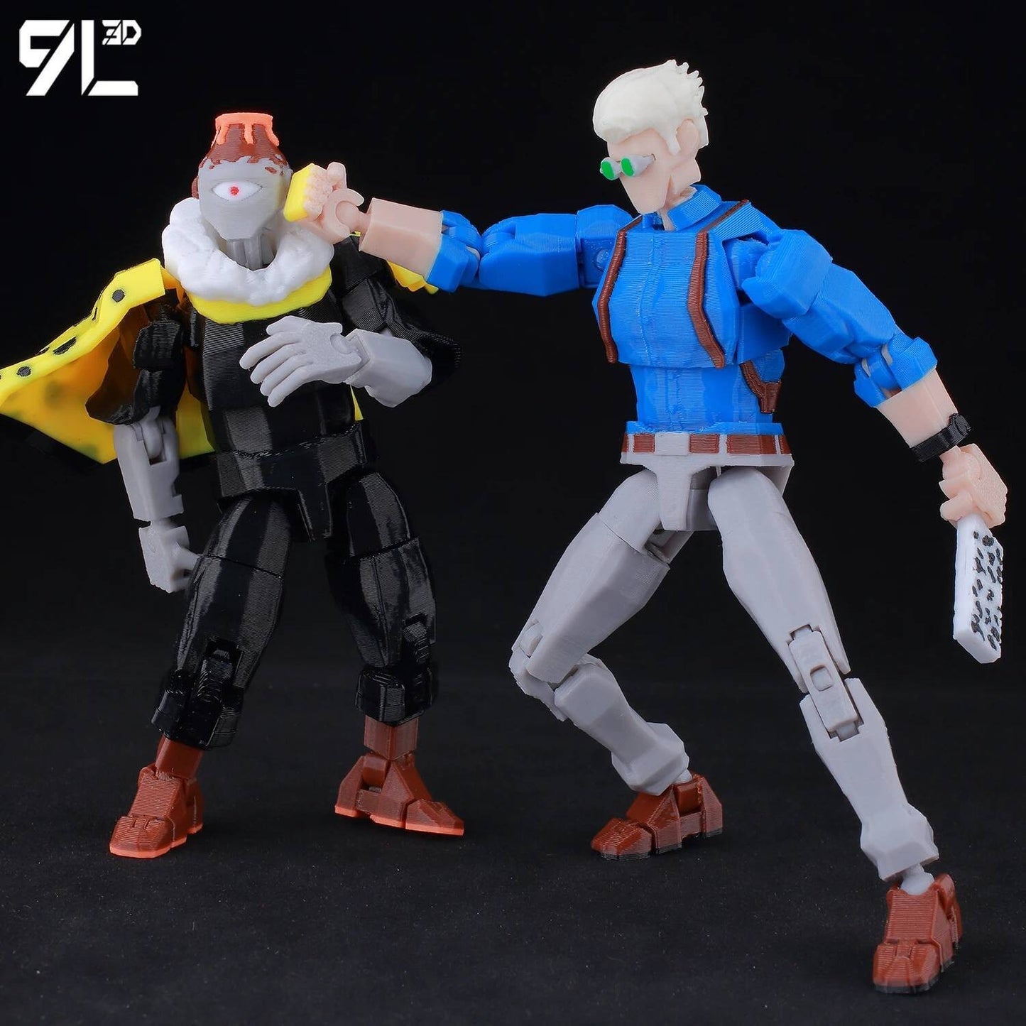 ?9L3D Lucky13 Gojo Sukuna Jujutsu Fushiguro Toji Gojo Satoru Action Figure Dummy13 T13 Multi-Jointed Collectible Toys Titan13