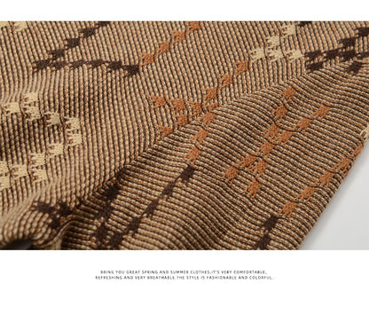 Men's Casual Crewneck Sweaters Cable Knit Thermal Pullover Sweater