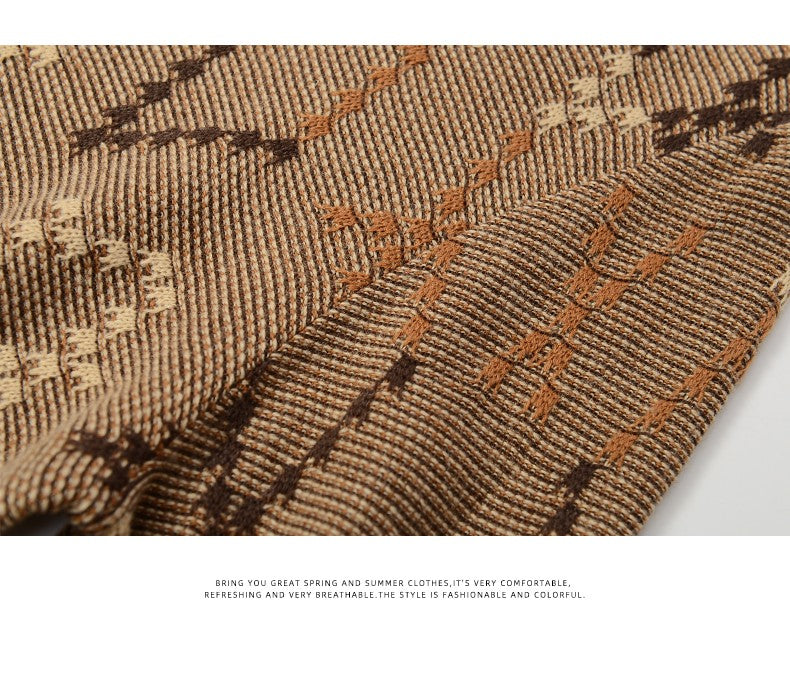 Men's Casual Crewneck Sweaters Cable Knit Thermal Pullover Sweater