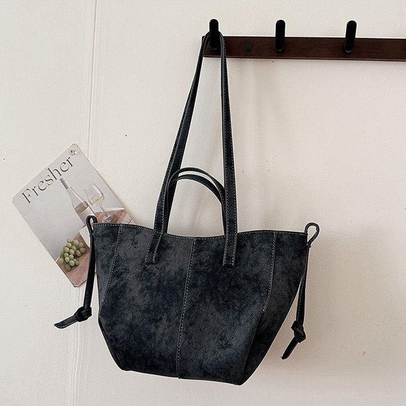 Large Capacity PU Leather Shoulder Bags for Women 2025 Luxury Designer Crossbody Bag Females Brand Retro New Handbags and Purses