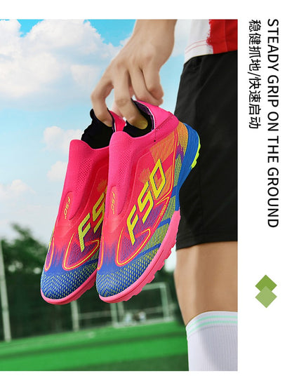 Men Society Soccer Shoes Cleats FG/TF Professional Original Women Football Boots Grass Indoor Training Unisex Non Slip Sneaker
