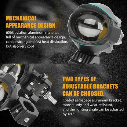LED Motorcycle Spotlight Headlight Fog Lights Turn Signal DRL Off Road Driving Light Off Road For Truck 12V 24V Auxiliary Light