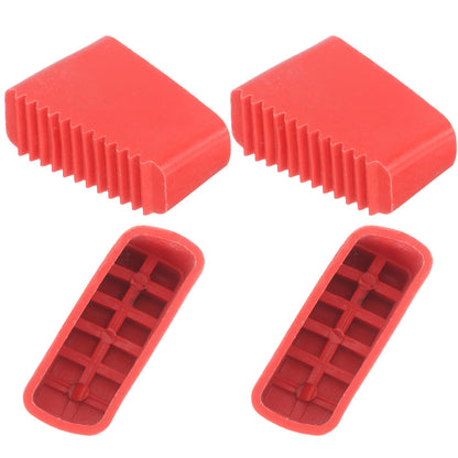 4 Peças de Almofada Antiderrapante para Pés para Escadas de Andaime com Tampa de Borracha, Ferramentas de Construção, Capas para Pernas de Escada, Almofadas para Escadas Retráteis