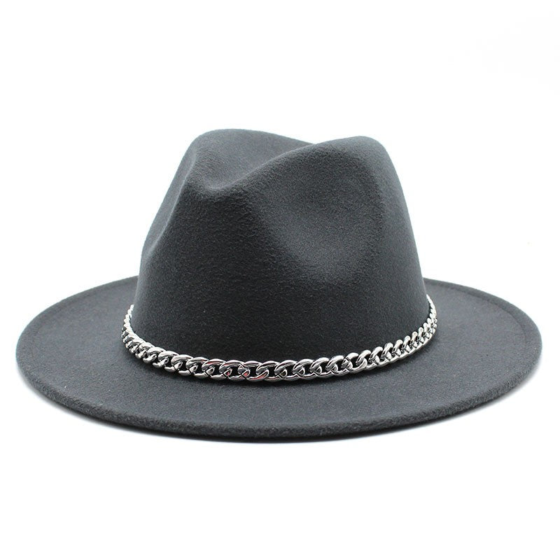 Big Size 59-61CM Fedoras Hats for Women Winter Fashion Formal Wedding Decorate Jazz Hats Men Panama Church Hat Chapeau Femme