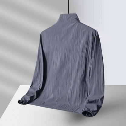 Summer Men's Sun Protection Casual Windproof Water resistant Ultrathin Jacket