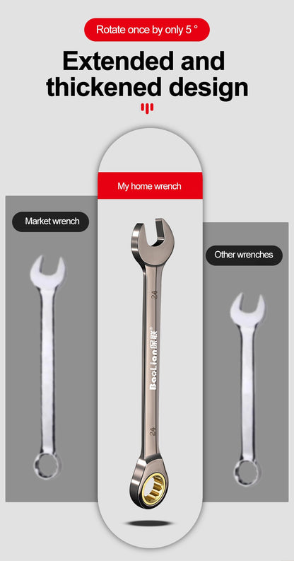 6-32mm Universal Torx Wrench Adjustable Torque 72-tooth Ratchet Spanner for Bicycle Motorcycle Car Repair Tools Mechanical Tool