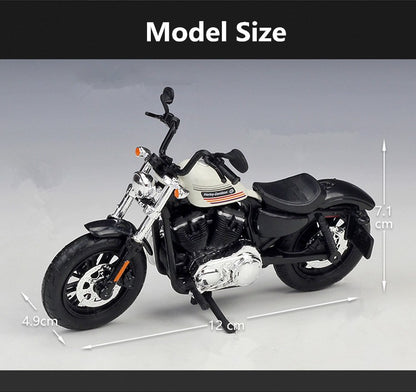 Maisto 1:18 Harley 2018 Forty-Eight Special Liga Racing Modelo de Moto de Rua Diecast Metal Modelo de Moto Esportiva Presente Infantil
