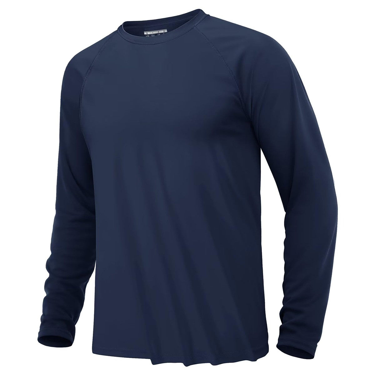 TACVASEN UV Shirt Men's O-Neck Long Sleeve UPF 50+ Sun Protection T-Shirt Quick Dry Sports Tee Hiking Fishing Outdoors Pullovers