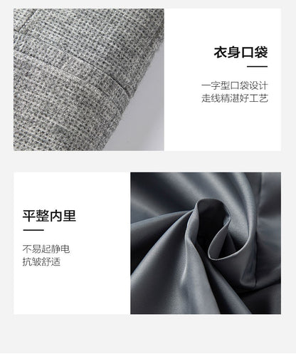 2025 Men's High-End Boutique Wool Suit Casual Business Top Coat Fashion Gentleman Party Four Seasons Elegant Tailored Suit