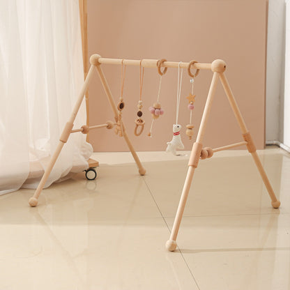Baby Wooden Toys Play Gym Ordic Baby Room Decor Wood Nursery Sensory Toy Gift Nursing Toys Shower Gifts Room Decor Newborn Toys