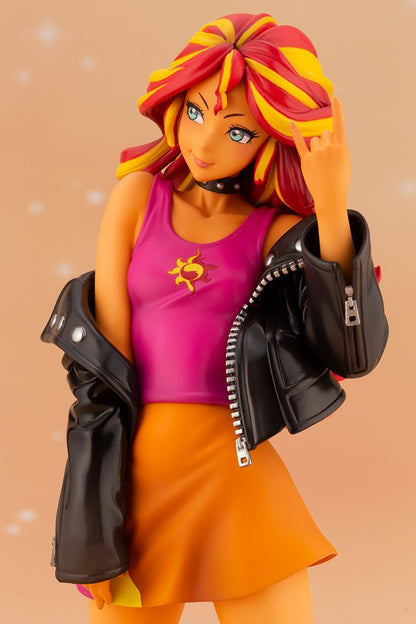 My little Pony Bishoujo Rarity Sunset Shimmer Applejack Twilight Sparkle Pinkie Pie Anime PVC Action Figure Toy Collection Doll