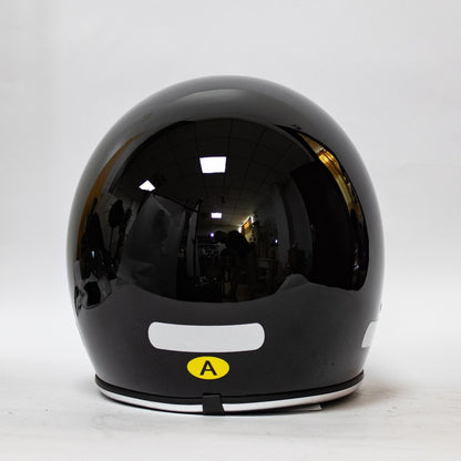 Capacete de motocicleta retrô japonês cruise ponta de vidro plástico reforçado com fibra capacete de motocicleta integral