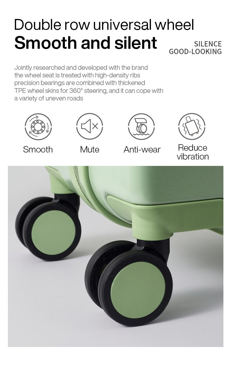 Mixi Puristic Design Travel Luggage Rolling Wheel Hardside Women Suitcase Men Trolley Case 16 20 Carry On/Big 22 24 26 28 Inch