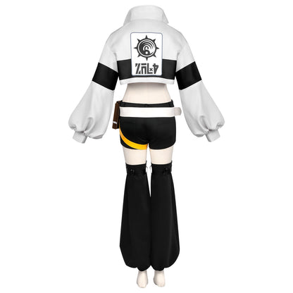 GACHIAKUTA Riyo Cosplay Costume Anime Reaper Full Set with Vest Shorts Waist Bag Halloween Christmas Plus Size Suit