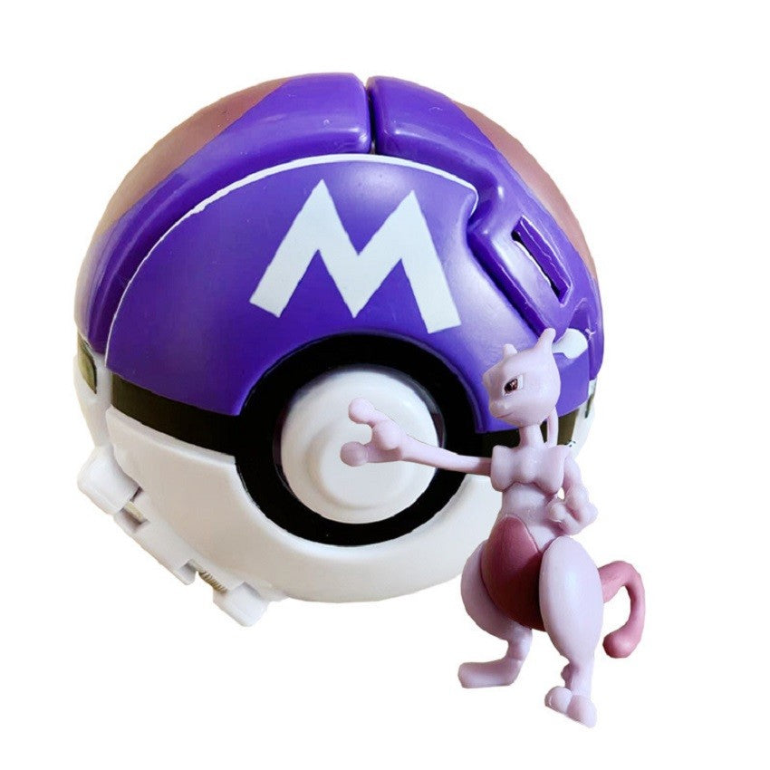 Pokémon Boneco Elf Ball Anime Personagem Desenhos Animados Pikachu Charizard Pocket Monster Pet Modelo Deformável Brinquedo de Ação Presentes Infantis