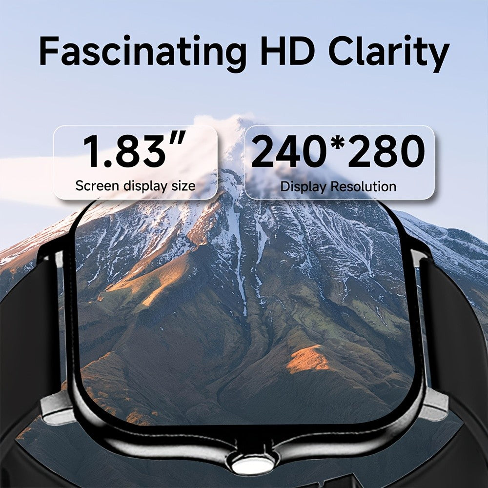 G.LWear New Women's Smart Watch Bluetooth Call Fitness Tracker Heart Rate Monitor Alarm Clock Outdoor Sports Men's Smartwatch