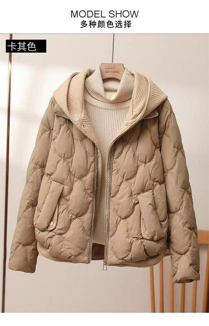 2024 Fashion Coats Korean Style Loose Cropped Coat Women Jacket Women Parkas Warm Puffer Jackets Casual Coat New Winter Clothes
