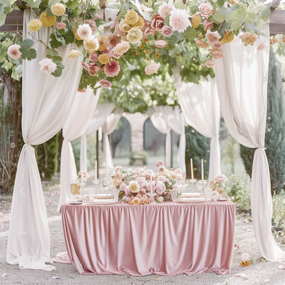 1 PC Luxury Velvet Rectangular Tablecloth Soft And Durable, Elegant Table Setting, Wedding Party, Christmas, Themed Party