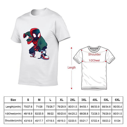 Miles T-Shirt men t shirt cotton 100% black cotton t-shirt plain for man package T-Shirt