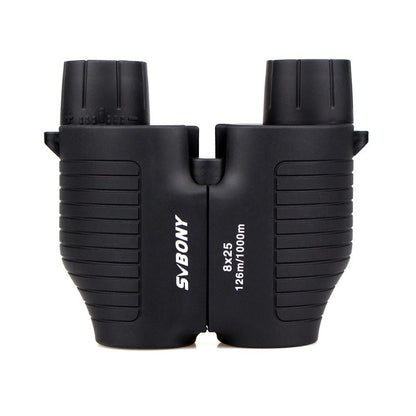 SVBONY 8x25 SV10 Binóculos Compactos Foco Fixo Mini Telescópio Portátil Prisma Porro Multirrevestido para Jogos Esportivos ao Ar Livre F9323