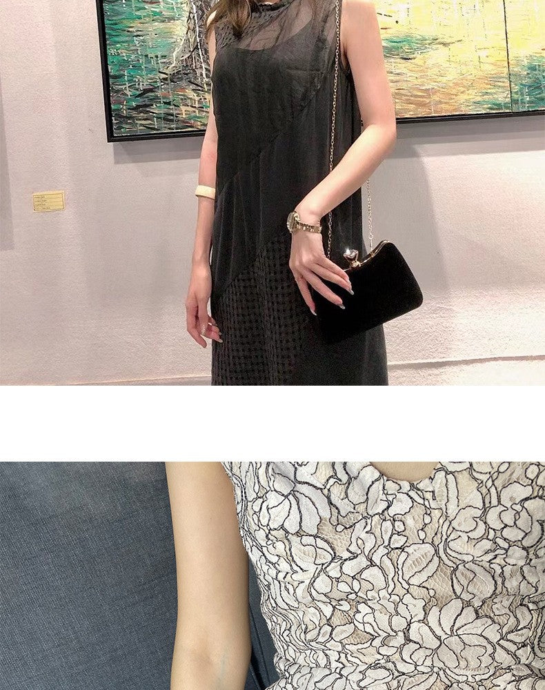 Luxury Black Satin Evening Clutch Bag High-Quality Flannel Small Handbag Elegant Dinner Party Crossbody Wallet for Women