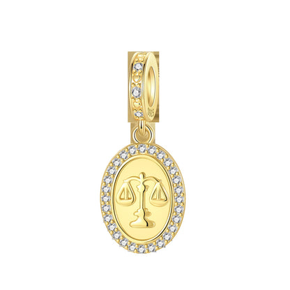 Gold Series 925 Sterling Silver Charms Bead Pendans Hummingbird Scarab Jesus Virgin Mary Charm Fit Bracelet Women's Jewelry Gift