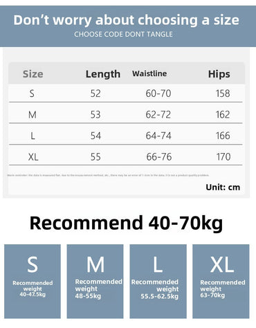 Tibetan Blue Short Skirt Women Summer Thin New Small A-Line Half-length Sports Skirt High Waist Polyester Fiber A-Line Skirt