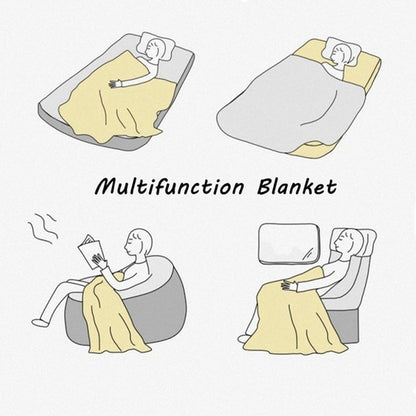 Japan Fashion Hysteric Mini Throw Downy Summer Blanket Fluffy Camping Chair Catnap Throws for Lounge Sofas Blankets Sofa Quilt
