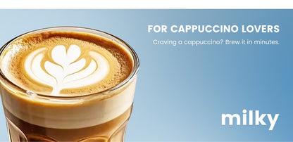 Máquina de Café Expresso Automática Mcilpoog M3 – Espumador e Reservatório de Leite Integrados, 7 Variedades de Café, Tela Sensível ao Toque