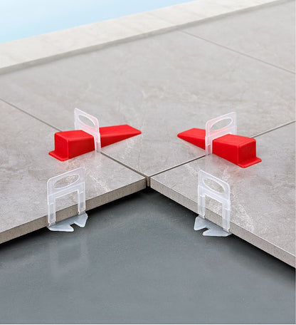 100 Peças de Niveladores de Cerâmica Espaçadores Clipe Kit para Assentamento de Revestimento de Chão e Parede Ferramentas de Construção