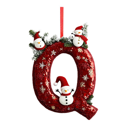 26 Letter Christmas Tree Hanging Personalized Christmas Letter Decoration Holiday Ornaments Christmas Tree Ornaments 2025
