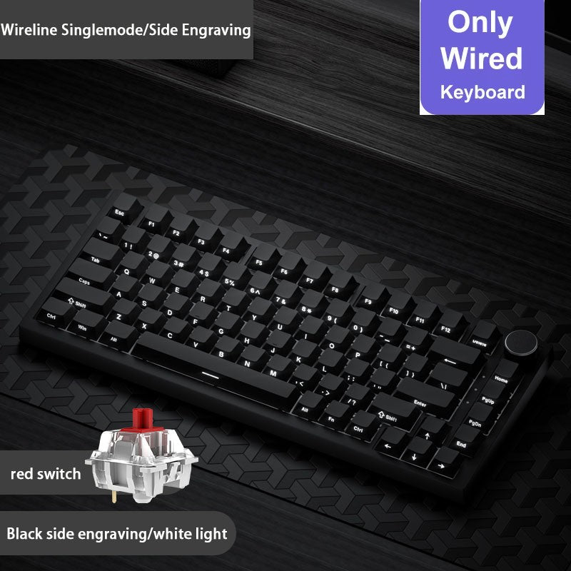 Teclado mecânico gamer Ajazz AK820/AK820Pro Bluetooth 5.1/sem fio/com fio, teclado customizado com botão selado de troca térmica