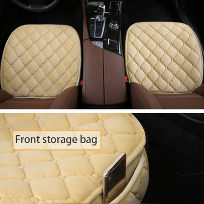 Capa de Banco Automotivo de Pelúcia SEAMETAL Antiderrapante Almofada Macia Protetor de Cadeira Automotiva Universal para Sedã SUV Picape