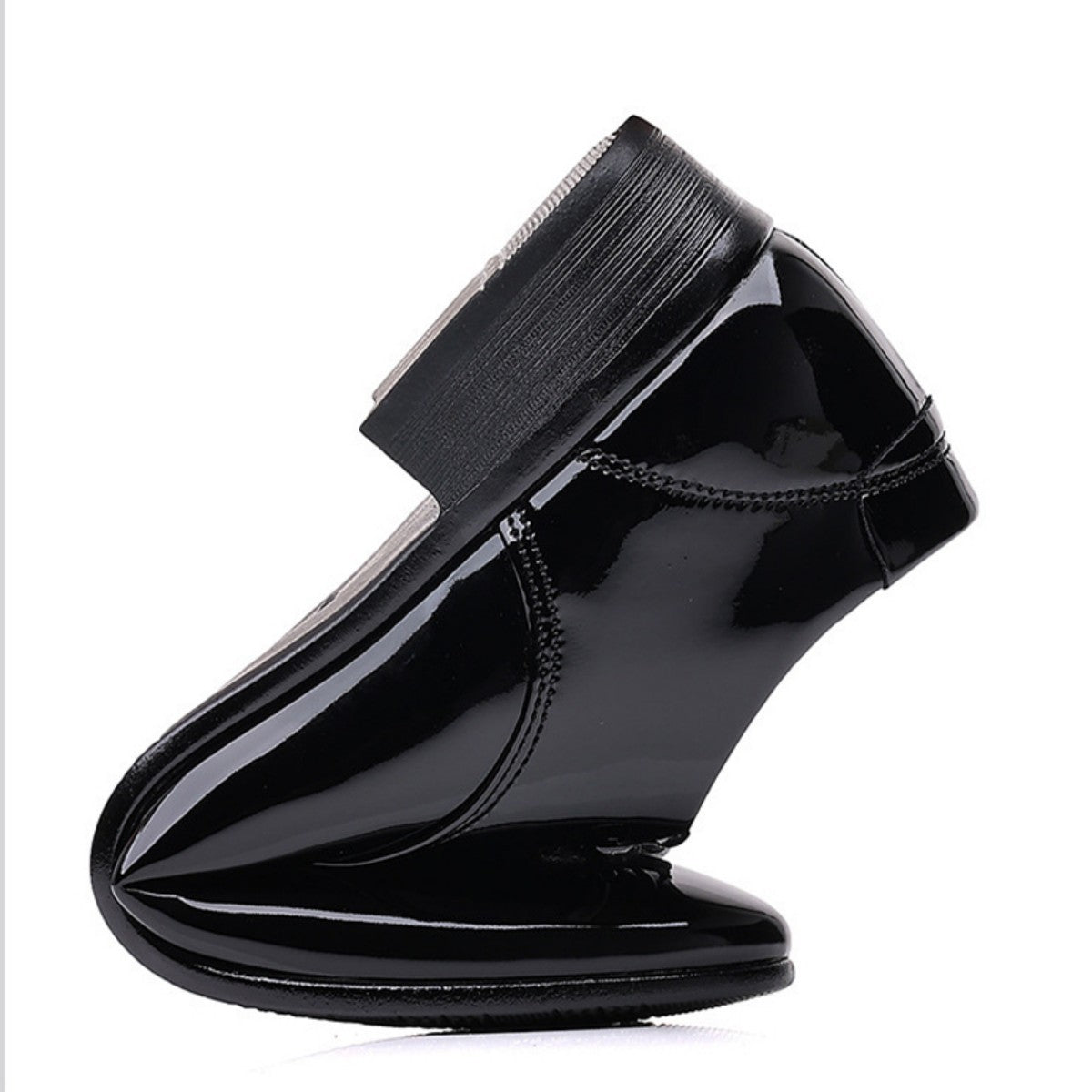 Men's Casual Dress Shoes Mesh Pattern Derby Shoe Classic Lace-up Pointed Formal Oxford Tuxedo Shoes For Men