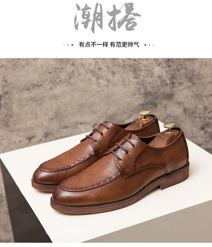 Classic Casual Business Leather Shoes Men Social Wedding Party Leather Shoes For Men Dress Oxfords Formal Leather Shoes Men