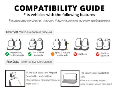 Universal Full Car Seat Covers Polyester Fabric Auto Protect Covers Car Seat Protector Automotive Interior Supplies