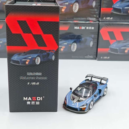 Novidade em Estoque Masdi 1:64 Mclaren Senna 1110 Edição Especial Modelo de Carro Estático em Liga Leve Personalizado Brinquedo de Menino Presente Colecionável