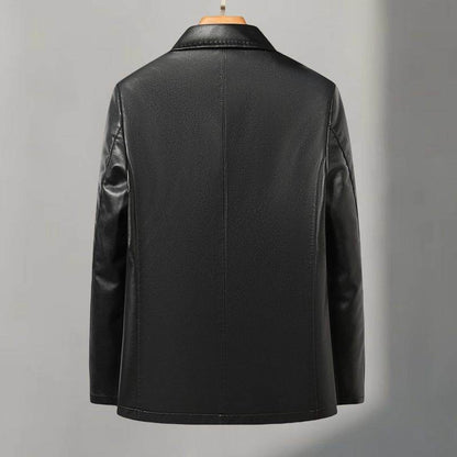 Casual leather suits, genuine leather jackets, men's leather jackets, sheepskin, slimming, large sizes for autumn and winter