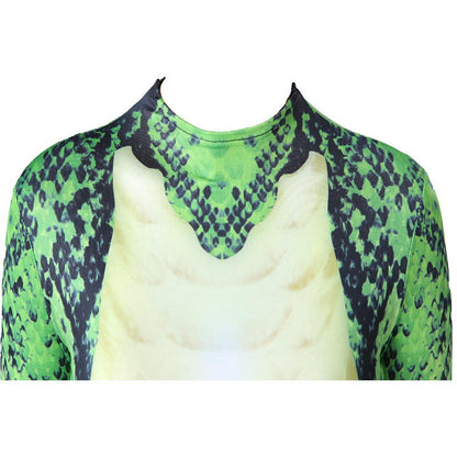 Animal Print Zentai Bodysuit Snake Tiger Pattern Long Sleeve Footed Full Body Jumpsuit Men Women Cosplay Costume For Halloween