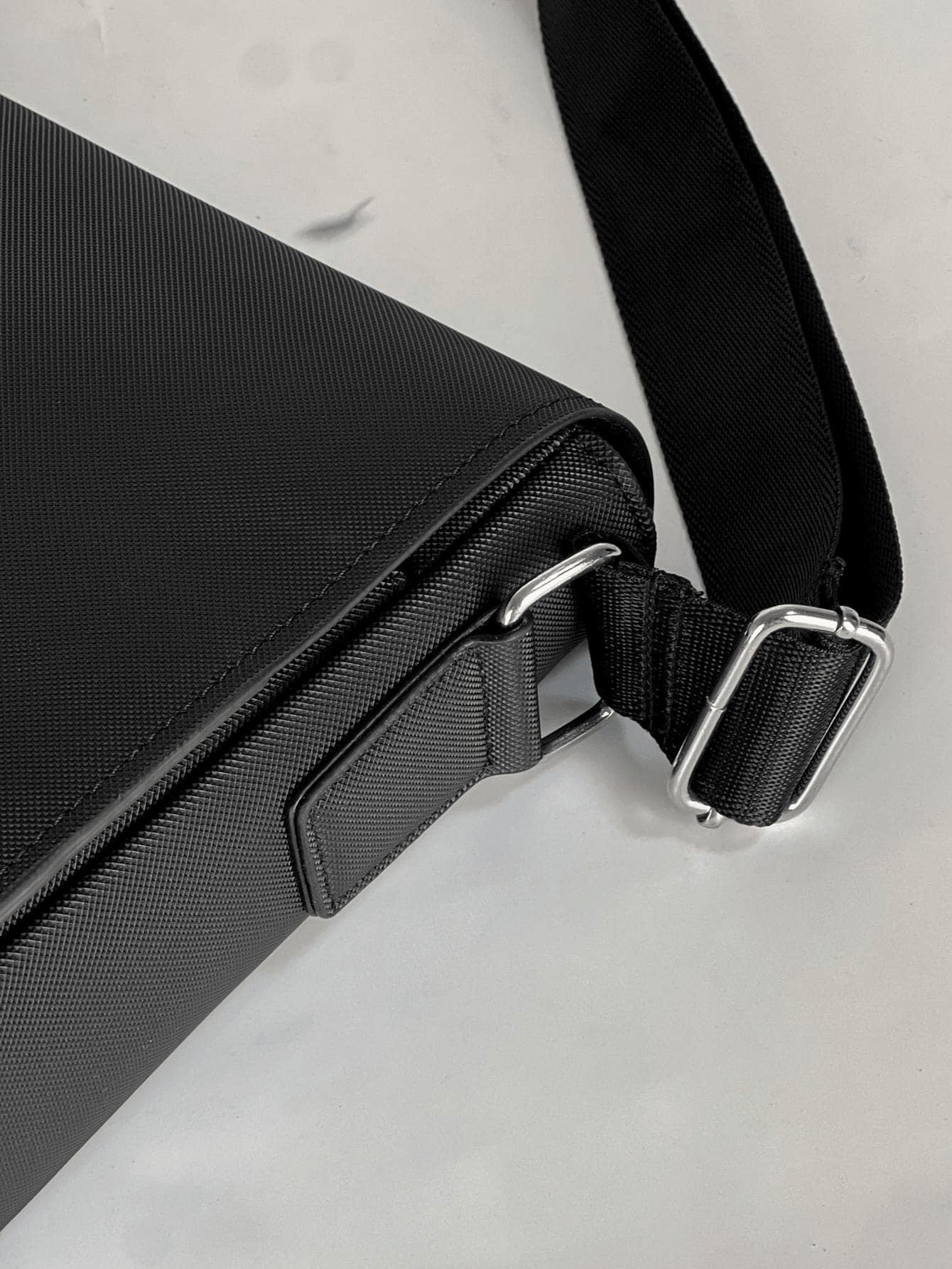 Classic Solid Stylish Simple Men's Crossbody Bag Daily Commuter Travel Large Capacity Shoulder Bag Messenger Bag