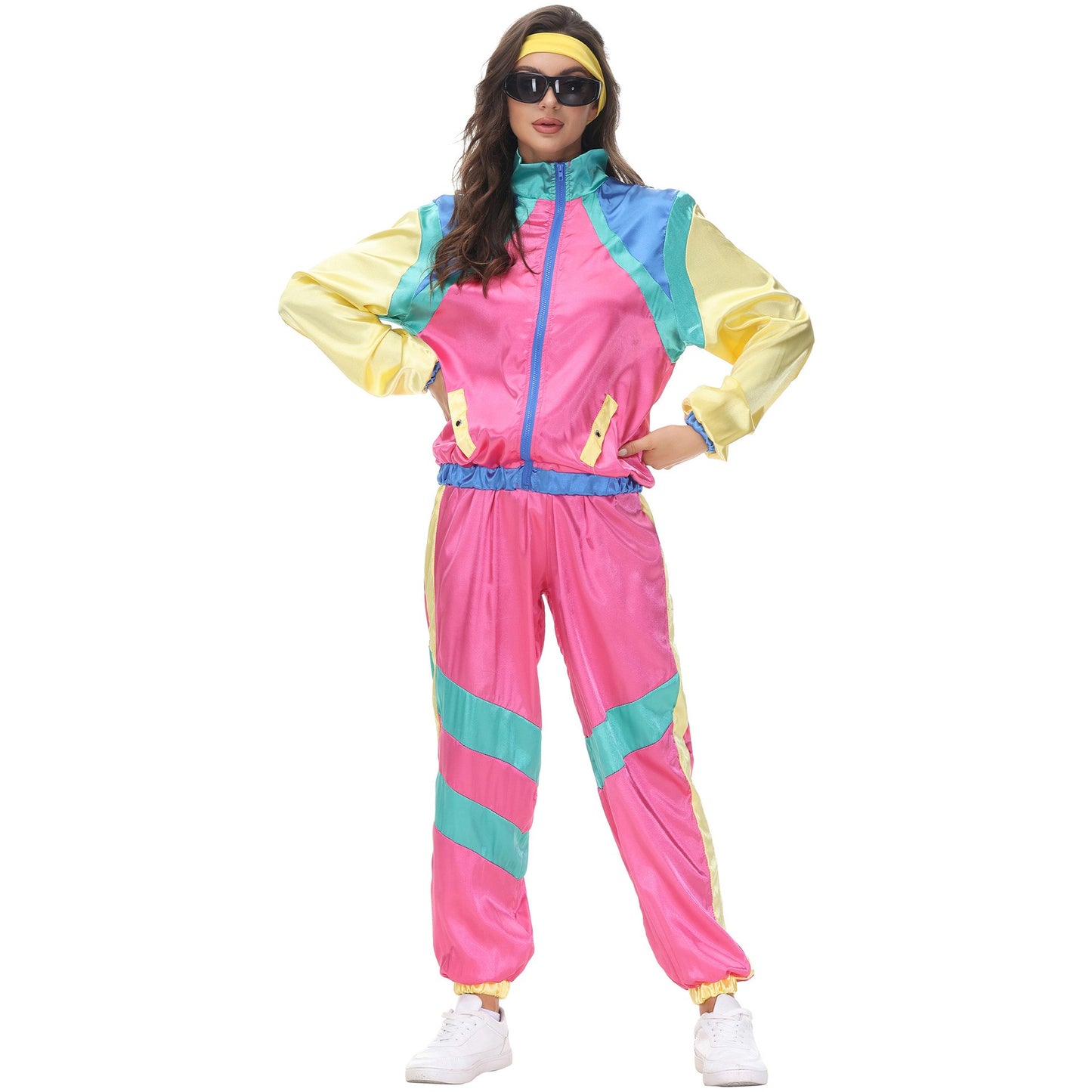 Vintage Disco Hip-hop Varsity Stage Outfit New Carnival Group Dance Wear for Carnival Cocktail Halloween Party Performance