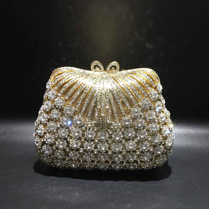 New dinner bag trendy rhinestone bag fashionable and high-end shoulder handbag women's bag