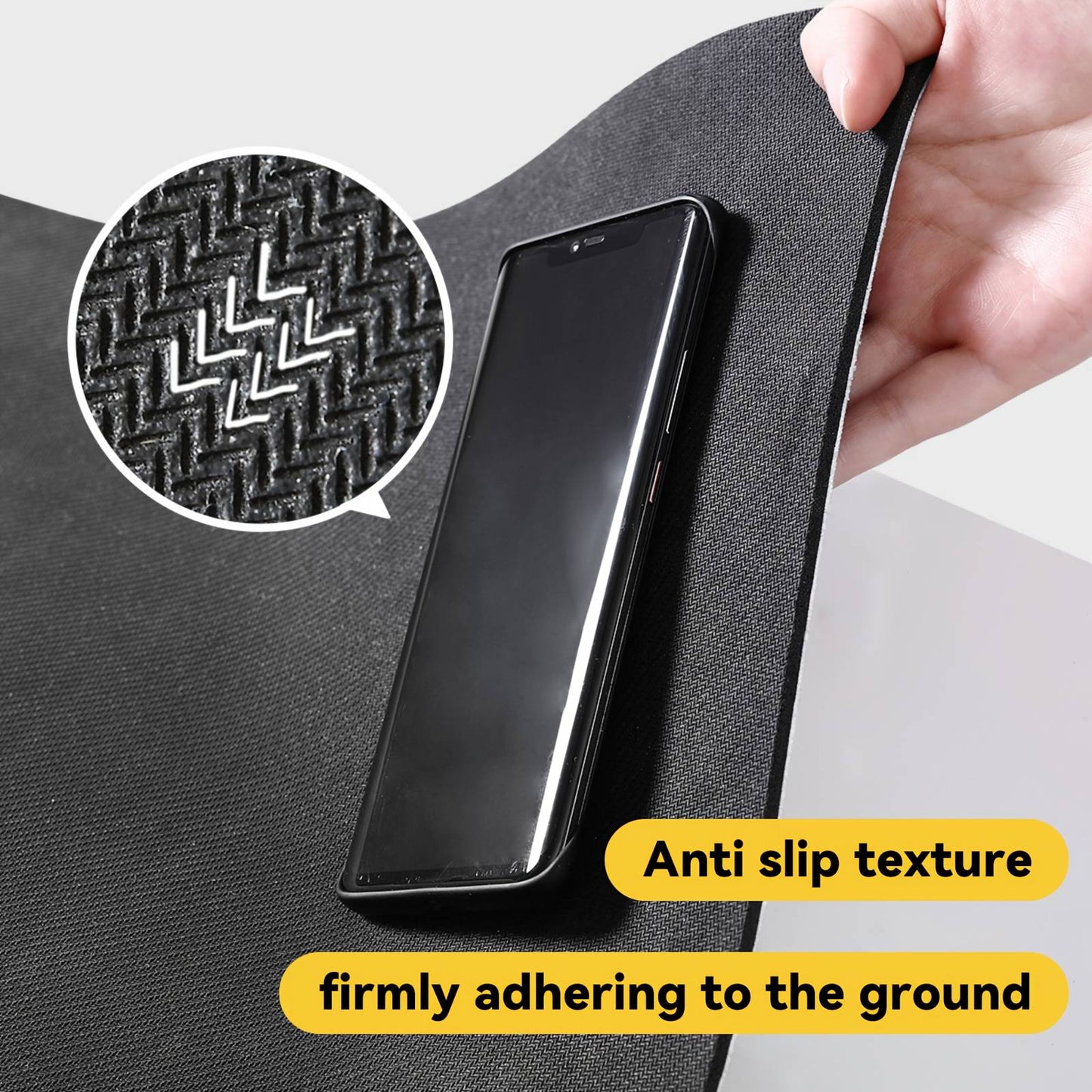 Tapete de banheiro altamente absorvente e antiderrapante - terra diatomácea de secagem rápida, tapete de chão macio e durável para chuveiro