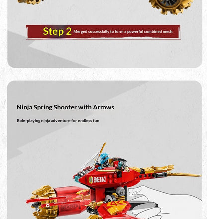 LEGO 71830 Tanque Robô da Tempestade do Kai Brinquedo Série Phantom Ninja Blocos de Construção Infantis para Presentes de Aniversário e Natal